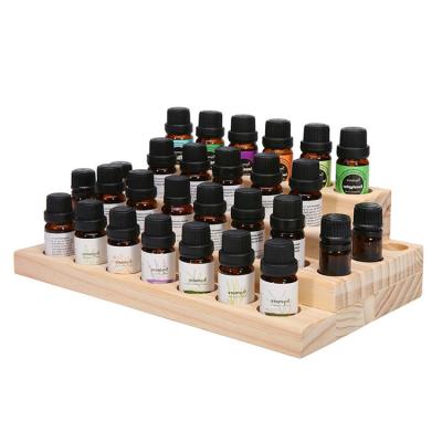 China Wooden Cosmetic Essential Oil Display Rack Holder Display Rack 29*16.5*8cm for sale