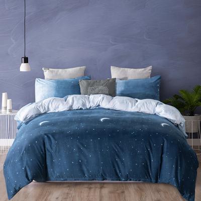 China QUICK DRY Ready to Ship 100% Microfiber Polyester Super Soft Feather Printed Bedding Sheet Set for sale