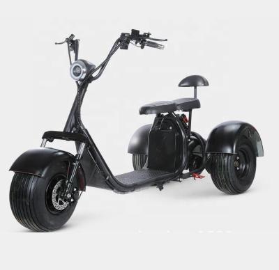 China Men 3 wheel fat electric scooter citycoco tire golf cart tricycle 3wheel for sale