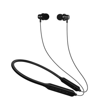 China High Quality Earphone Ring Heavy Bass Sports 5.0 Copper Metal Neckband Cheap Neckband Wireless Headphones for sale