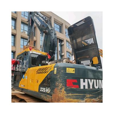 China Hot Selling Hot And Cold Air Conditioner Used Hyundai R205VS Excavator 20 Ton Second Hand Crawler Digger With Lowest Price for sale