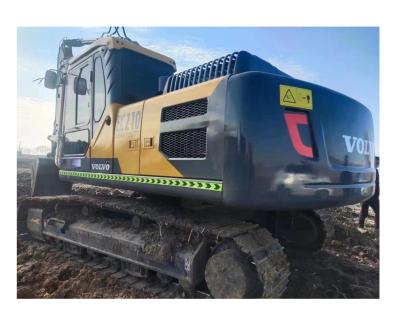 China LOW WORKING HOURS second hand crawler excavator VOLVO EC210B high efficiency used hydraulic excavator with cheap price and quality for sale