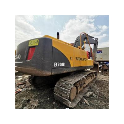 China Good Air Conditioner Hot and Cold Condition Used Original Sweden Volvo EC200B Excavator 20 Ton Second Hand Crawler Diggers For Hot Sale for sale