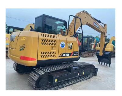 China LOW HOURS Working Condition Good Small Size Used SANY SY95C Excavator Original Hydraulic Digger With High Quality Engine For Cheap Price for sale