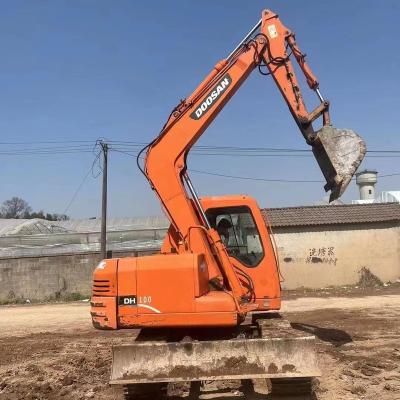 China Excellent flexible performance 8 ton used excavator mini digger DH80 doosan small size digger with high efficiency for low price for sale