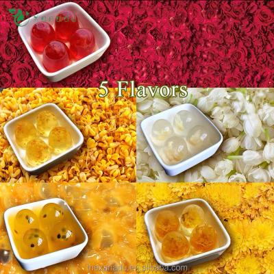 China Wholesale Low Fat Xanadu Fruits Herbal Assorted Flowers Pulp Jelly Food Grade Puddings 5 ​​Seasons Healthy Herbs Sweet Taste Cup for sale