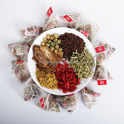 China Private Label Tea Bags Chinese Herbal Fruits Dried Flower Tea Combos Mixed Flavors Detox Herbal Tea Bag Wholesale Digestion Aid Slim for sale