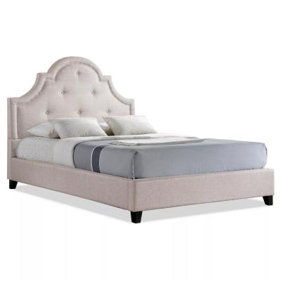 China Queen Size Italian Royal Wooden Bed French King Size Upholstered Luxury Pakistan Double Designs Latest Extra Large Elevated Super View for sale