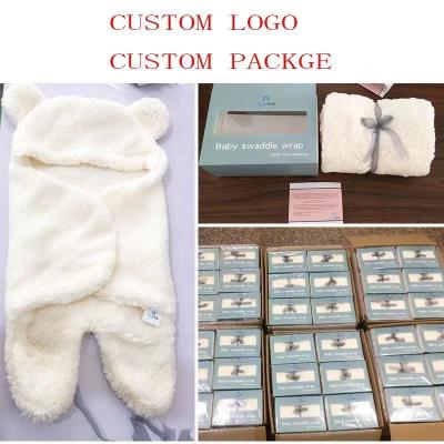 China Custom Made 100% Polyester Baby Sherpa Sleeping Bag Hot Sale for sale