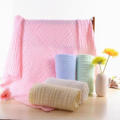 China 2018 Hot Selling / Custom Available Wholesale Cheap PORTABLE Patterns Baby Quilted Knitting Muslins Wraps 100%organic Cotton Blanket 8layer for sale