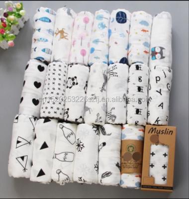 China 2018 PORTABLE Hot Sale / Custom Available Wholesale Cheap Quilted Patterns Baby Knitting Muslins Wraps 100%cotton 2layer Blanket Gauze 40s for sale