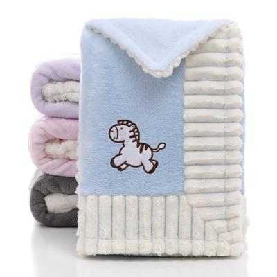 China PORTABLE Baby Carriage Blanket Fleece Blanket for sale