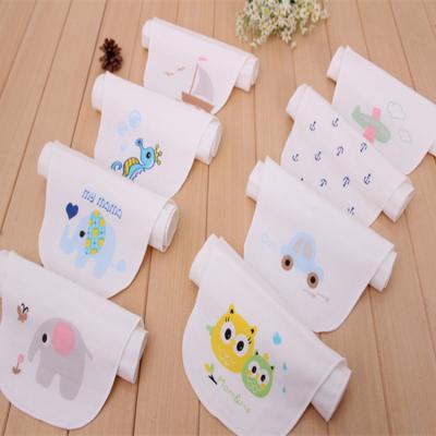 China Short sleeve NO MOQ price of 2pcs 4 layers of cotton gauze headbands, baby towel, baby cartoon towel for sale