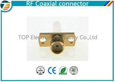 China Conectores de cable coaxial rectos del panel de SMA Jack TOP-SMA11 para la soldadura en venta