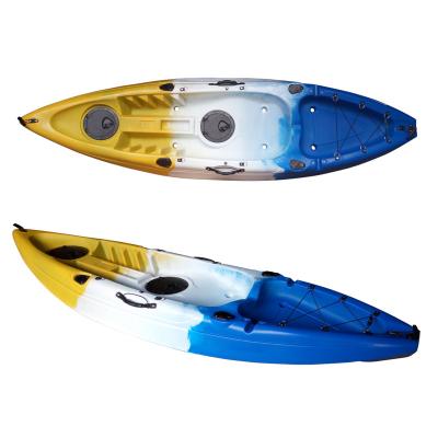 China Single Sit On Top Kayak JFM GK26 Outdoor Sports Touring Fiberglass Surf Kayak With Sail for sale