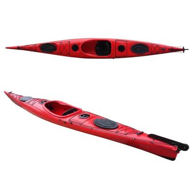 China Single Sit In Kayak JFM GK34 4.86m Ocean Kayak Sit In Sea Kayak Canoe For 1 Person for sale