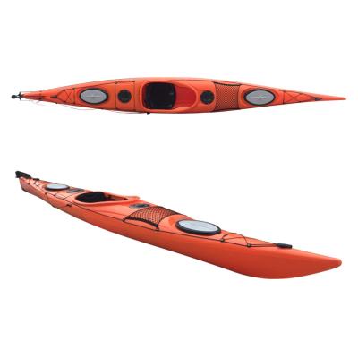 China Single Sit In Kayak JFM GK34 China Polycarbonate Kayak Canoe Kayak 1 Seater for sale