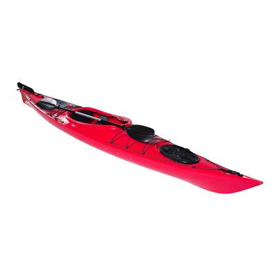 China Single Sit In Kayak JFM GK21 Carbon Fiberglass Ocean Kayak Fishing Ocean Kayak With Pedal for sale