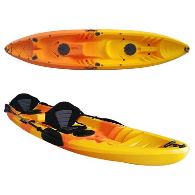 China Plastic Kayak JFM GK28 Double Double Kayak For 2 Person Molded Boats Canoes Sit On Top Kayak for sale