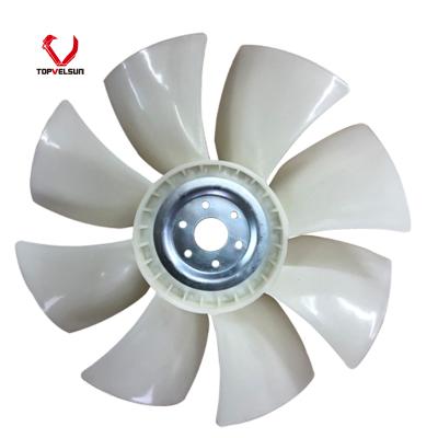 China Machinery Repair Shops Good Quality Excavator Cooling Fan 6 Holes 8 Blades Fan Blade For PC130-7 Excavator for sale