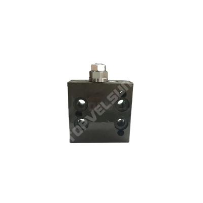 China Retail PC200-6 Excavator Hydraulic Parts Pressure Self Reduction Valve Block Valve Plate for sale