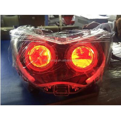 China JPA motorcycle spare parts LED headlight h4 front red HID HEAD LAMP for yamaha nmax 155 125 2018 ACCESSORIES SCOOTER head light for sale