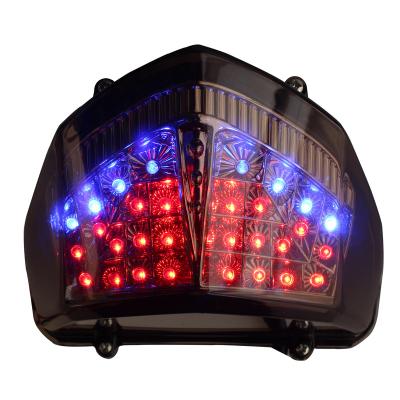 China Plastic Tail Lamp For Motorcycle Accessories Colorful Led Turn Signal Lamp Plastic Material Blue Red Tail Light For CBR 150 for sale