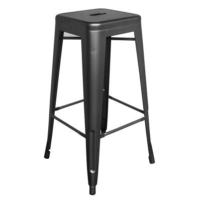 China Color Customized Square Bar Stools Eco-friendly Durable Metal Frame Metal Bar Stool High For Kitchen Modern Bar Stool for sale