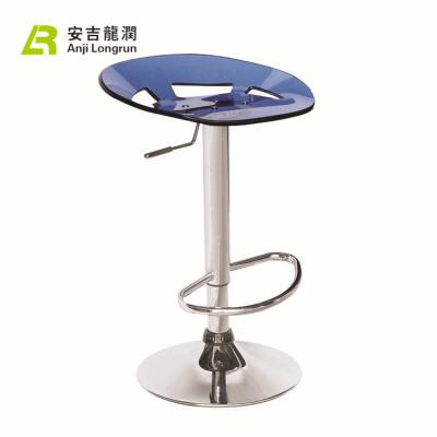 China Clear Transparent Acrylic Counter Barstool Hydraulic Lift Adjustable Barstool Lift Chair for sale