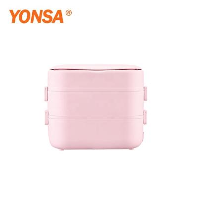 China Multi Function System Auto Heating Food Container Warmer Portable Heated Electric Lunch Box for sale