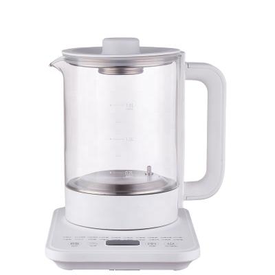 China Low Wholesale Price 360 ​​Degree Rotation Customized Glass Electronic Kitchen Appliances Heat Tea Kettle for sale