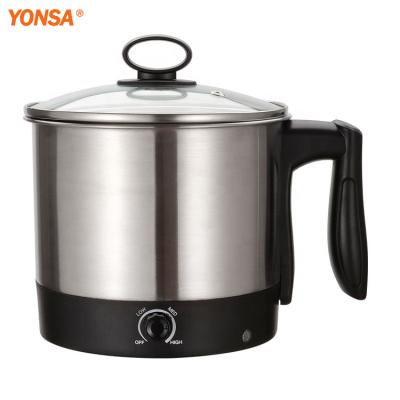 China 360 Degree Food Noodle Soup Stainless Steel Pot Kettle Low Rotation Multi Base Electric Boil for sale