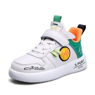 China Hot Sale Kids Sneakers Breathable Kids Sneakers For Boys And Girls Colorful High Platform Basketball Kids Sneaker for sale