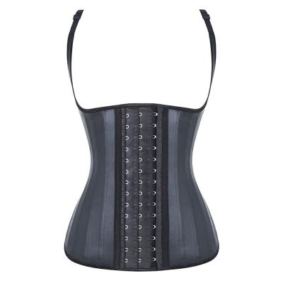 China 2021 Fashion 25 Sexy Hollow Soft Surface Steelbones Body Shapewear Breathable Slim Women Plus Size Upper Body Shaper Slimming Vest for sale