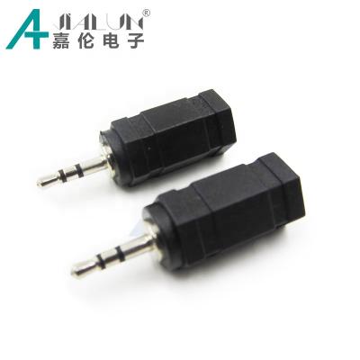 China audio & JIALUN Video 3.5mm Jack Socket Female Mono to 2.5mm Stereo Jack Plug Male Connector Audio Adapter for sale