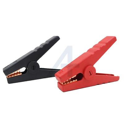 China The automatic plastic alligator of battery clips etc. JIALUN 100AMP Holds Safety Battery Clamp for Jumper Starter Clamp for sale