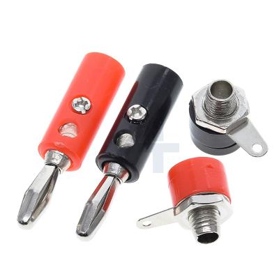 China audio & JIALUN Video Male And Female Insert Connector Banana Pin DIY Style Parts 4mm Banana Plug for sale