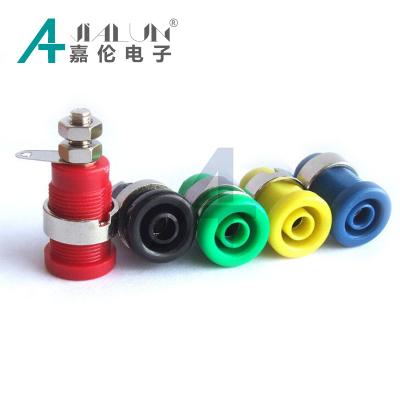 China audio & JIALUN 5 Post Banana Plug Colors 4mm Video Speaker Terminal Binding Test Plug Connector for sale