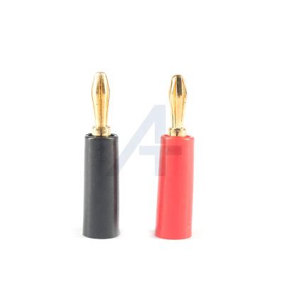 China audio & JIALUN 4mm Speaker Visual High Quality Gold Plated Terminal Banana Plugs for sale