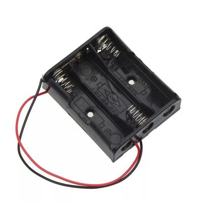 China PP JIALUN 3xAA Battery Holder UM-3*3 Battery Holder Case With Wire For 4.5V Output for sale