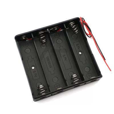 China Wire Leads 150mm JIANLUN 4x18650 18650 Battery Holder Power Bank Case Without Battery for sale