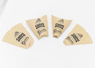 China Cajas de embalaje disponibles biodegradables de las patatas fritas de la bolsa de papel del triángulo en venta