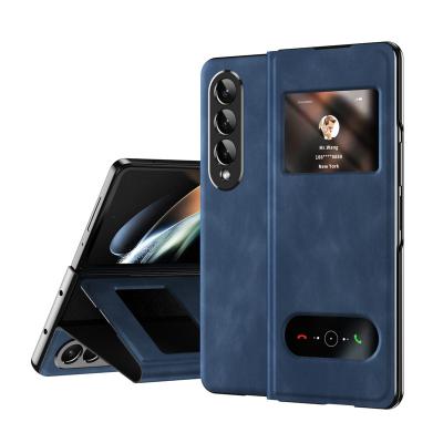 China Defender Holster Shockproof Phone Cases For Samsung Galaxy Z Fold 4 Belt Rugged Clip Shockproof Phone Back Cover for sale