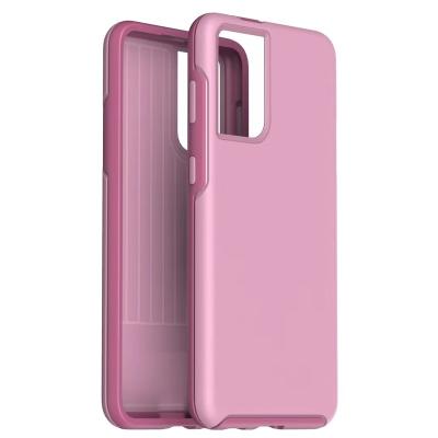 China Original Symmetry Shockproof Luxury Cell Phone Cases Bags For Galaxy S22/S22ULTRA/S23/S23ULTRA Candy Color Cover for sale