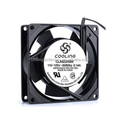 China Factory AC Fan 110V 220V 92x92x25mm Axial Industrial Brushless Fan Manufacturer for sale