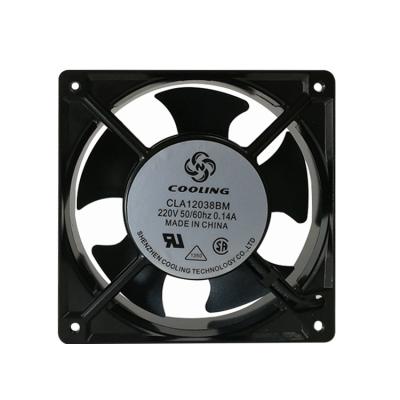 China Factory Axial Fan 120mm 120x120x38 2600RPM 220V 230V 240V AC Air Fan 12 cm Fan for sale