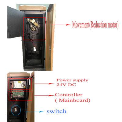 China Road Safety Parking Boom Barrier Gate 140W Power Supply For Entrance And Exist for sale