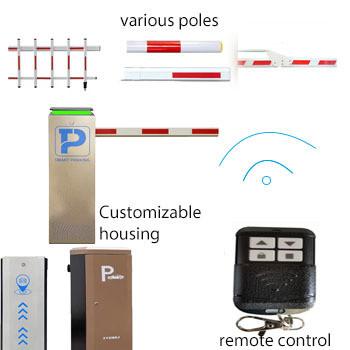 China 6m Straight Smart Traffic Boom Barrier Gate Waterproof With Remote Control for sale