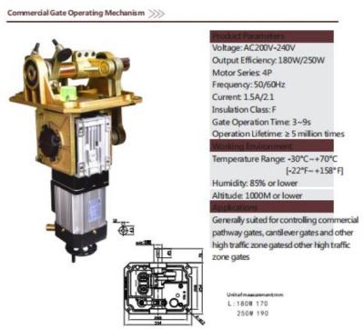 China AC220V Motor de Porta Rodoviária 4P para operação suave e silenciosa do sistema de porta rodoviária à venda