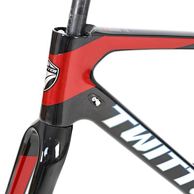 China Road Bicycles Gravel Bike Frame 12*142mm Carbon Bicycle Frame EPS Gravel Frameset 700C for sale